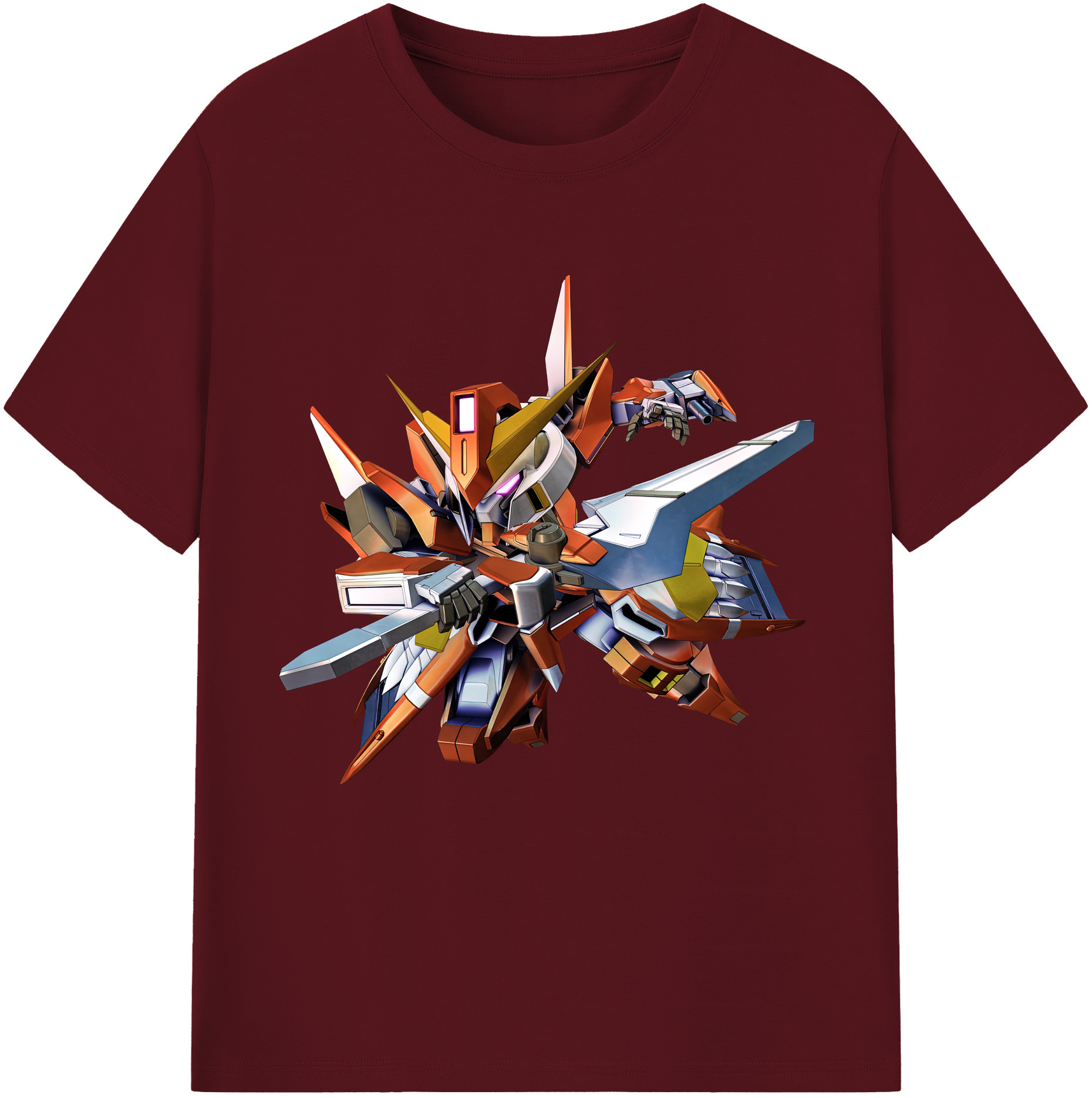 （画像用） 機動戦士ガンダム Mobile Suit Gundam 綿100％半袖Tシャツ（フロントプリント）